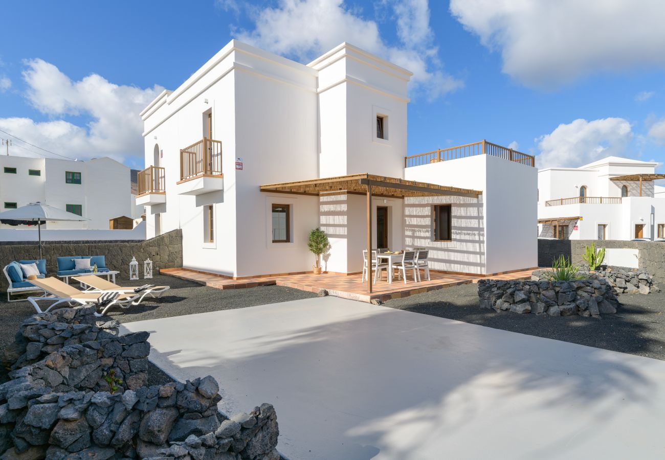 Casa adosada en Yaiza - Ca Villa Esmeralda, Volcanes de Timanfaya en Yaiza